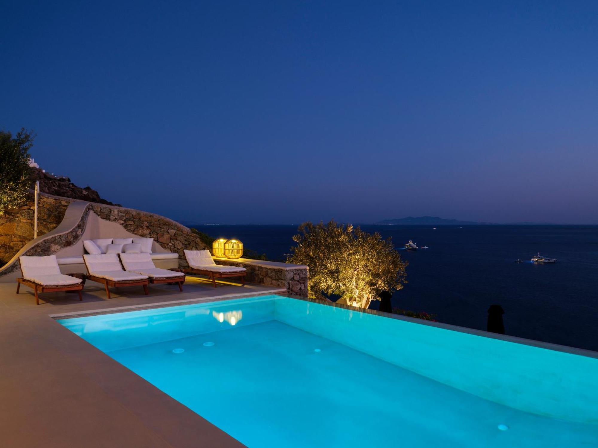 V&V Guest House - Luxury Suites Ornos  Exterior foto